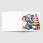 Schattige Olifant 5e Verjaardag Gastenboek (Volledig)