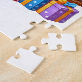 Schattige Olifant 5e Verjaardag Legpuzzel (Zijkant)