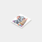 Schattige Olifant 5e Verjaardag Post-it® Notes (Schuin)