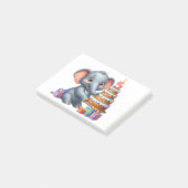 Schattige Olifant 5e Verjaardag Post-it® Notes (Schuin)