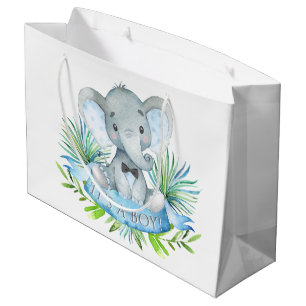 Schattige Olifant Baby Boy Baby shower Groot Cadeauzakje