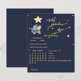 Schattige Olifant & Ballon Baby Shower Spel