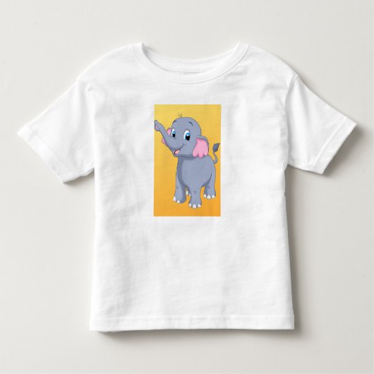 schattige olifant charme: peuter T-shirt (Voorkant)
