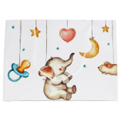 Schattige Olifant Groot Cadeauzakje (Voorkant)