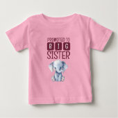 Schattige olifant grote zus roze (Voorkant)