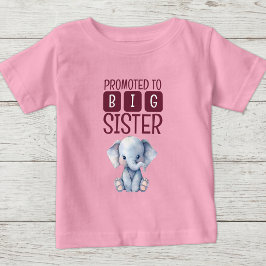 Schattige olifant grote zus roze