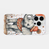 Schattige Olifant iPhone Hoesje (Achterkant horizontaal)