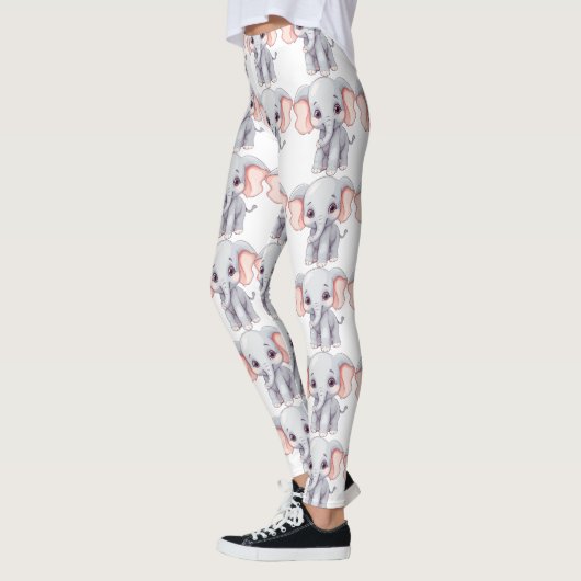 schattige olifant leggings (Links)