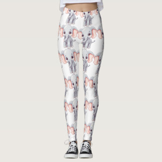 schattige olifant leggings