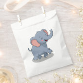 Schattige Olifant met Cadeau Bedankzakje (Geknipt)