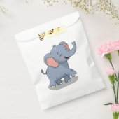 Schattige Olifant met Cadeau Bedankzakje (Gezegeld)
