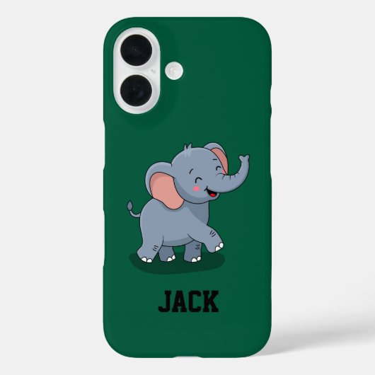Schattige Olifant met Cadeau Case-Mate iPhone Case (Achterkant)