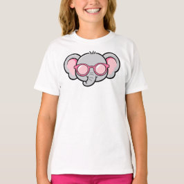Schattige Olifant met Zonnebril T-shirt