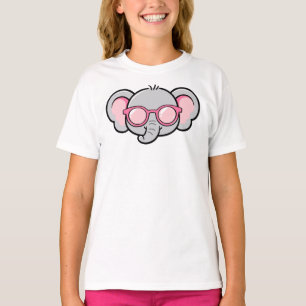 Schattige Olifant met Zonnebril T-shirt