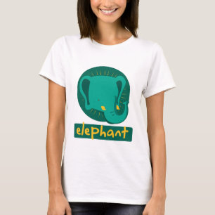 schattige olifant t-shirt