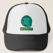 schattige olifant trucker pet (Voorkant)