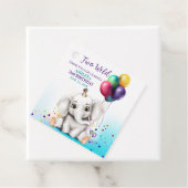 Schattige Olifant Verjaardagsfeest Bedankjes Labels (In situ)