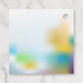 Schattige Olifant Verjaardagsfeest Bedankjes Labels (Achterkant)