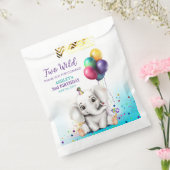 Schattige Olifant Verjaardagsfeest Bedankzakje (Gezegeld)