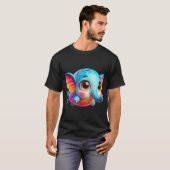 Schattige Olifant Vis T-shirt (Voorkant volledig)