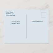 Schattige olifanten en harten Schattige Baby showe Uitnodiging Briefkaart (Achterkant)