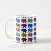 schattige olifanten koffiemok (Links)