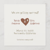 Schattige Olifanten - Save the Date uitnodiging (Achterkant)