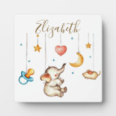 Schattige olifantenbaby  fotoplaat (Voorkant)