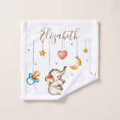 Schattige olifantenbaby washandje (Wasdoekje)