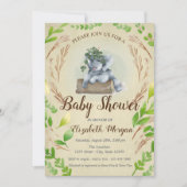 Schattige olifantenbladeren kaart (Voorkant)