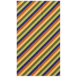 Schattige Olijfsalie Navy Stripes Groot tafelkleed