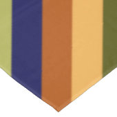 Schattige Olijfsalie Navy Stripes Groot tafelkleed (Gekanteld)