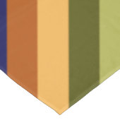 Schattige Olijfsalie Navy Stripes Klein Tafelkleed (Gekanteld)