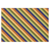 Schattige Olijfstadium Navy Stripes Medium Tafelkl Tafelkleed (Voorkant (Horizontaal))