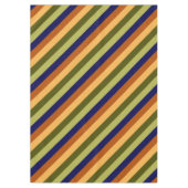 Schattige Olijfstadium Navy Stripes Medium Tafelkl Tafelkleed (Voorkant)