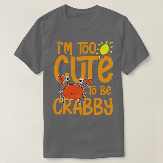 Schattige om krabbelig te zijn t-shirt (Design voorkant)