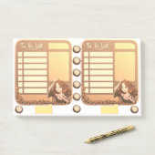 Schattige om te doen lijst anime Notitieblok Post-it® Notes (Op bureau)