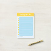 Schattige om te doen lijst school post-it® notes (Op bureau)