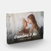 Schattige oma-script gepersonaliseerd fotoblokken (Links)