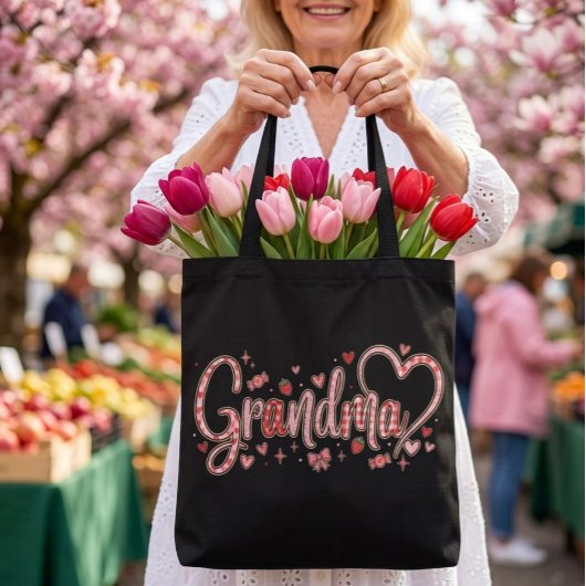 Schattige oma-tas tote bag