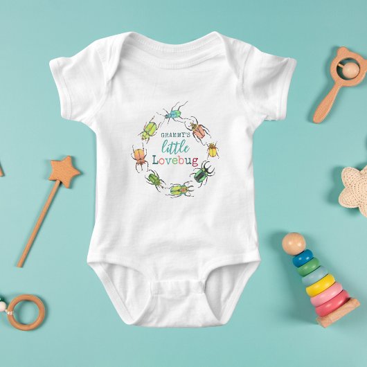 Schattige Oma's Little Lovebug Custom Romper