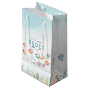 Schattige Onder de Zee Kinderverjaardag Bedankt Klein Cadeauzakje