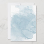 Schattige onder de Zee Waterverf Verjaardagsuitnod Kaart (Achterkant)