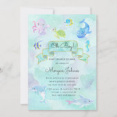 Schattige onder het Zee Baby shower door Mail Invi (Voorkant)