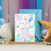 Schattige onder het Zee Baby shower Per Mail Invit