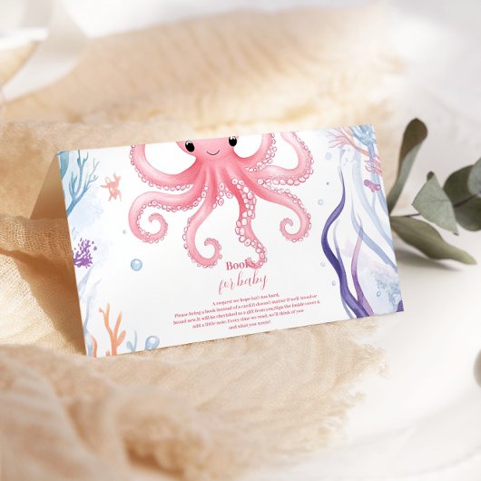 Schattige onder het Zee Boeken voor Baby Informatiekaartje