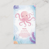 Schattige onder het Zee Boeken voor Baby Informatiekaartje (Voorkant)