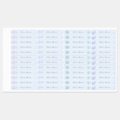 Schattige onder het zee Day Care School Naam Kledi Labels (Vel)