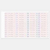 Schattige onder het zee Day Care School Naam Kledi Labels (Vel)