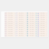 Schattige onder het zee Day Care School Naam Kledi Labels (Vel)